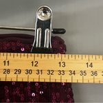 Wildfox  sequin ruched side slit midi skirt purple Photo 5