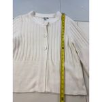 Willow Bay Button Front Cardigan Women's XL Cream Cotton Blend 3/4 Sleeve Photo 2