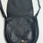 ORIGINAL BREE Black Leather Saddle Crossbody With Adjustable Strap Photo 1