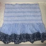 Anthropologie Maeve Smocked Linen Mini Skirt -large Photo 6