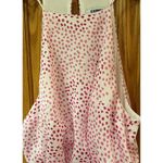 EXPRESS  Pink Dot High Neck Halter Ruffle Asymmetrical Dress Waist Tie Size Small Photo 4
