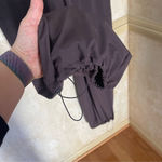 Athleta BROOKLYN UTILITY BAGGY JUMPSUIT Relax fit Color Shale Dusty Purple 14P Photo 15