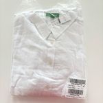 J.Crew NWT  Relaxed-fit Beach Shirt Linen-cotton Blend White Photo 4