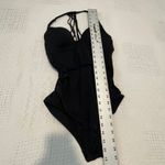 Athleta Criss cross back one piece shirred ruched swimsuit S small SW 5055 Photo 3