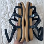 Melissa Women's Black Buzios Braided Sandals with Tan Sole Resortwear - US 10 Photo 8