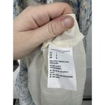 American Eagle Ruffle Floral Midi Dress Women Large White Blue Cottage Peasant Photo 4