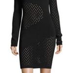 NWOT Mugler black laser cut cutout bodycon dress Size XS Photo 0