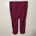 Lane Bryant  Women's S Dress Pants Burgundy Size 26R EUC Photo 1