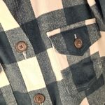 Gap ‎ Womens Green White Plaid Wool Blend Shacket Shirt Jacket XXL Photo 2