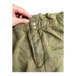 Loft Green Paper Bag Pants // Size Medium Photo 3
