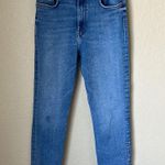 ZARA High Rise Slim Straight Jeans Photo 1
