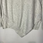 United States Sweaters Asymmetrical scoop crewneck flecked knit sweater Photo 5