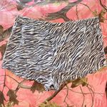 Victoria's Secret y2k vintage victoria’s secret PINK zebra print pajama mini shorts Photo 3