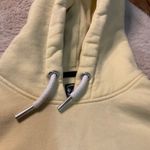 Superdry  Hooded Sweatshirt Size 10 Light Yellow Embroidered‎ Flowers Womens Photo 4