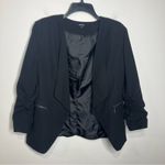 Apt. 9  black blazer with ruched sleeves size‎ 12 Photo 1