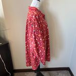 April Cornell Floral Red Colorful Women's Tunic Top XXL Photo 3