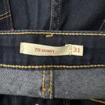 Levi's  711 Jeans Womens 12 31 Blue Mid Rise Skinny Classic Everyday Basic‎ Casual Photo 4