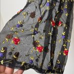 Jeannie nitro vintage black gothic mini bell sleeve dress L Size L Photo 6