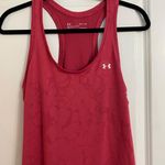 Under Armour Under Armor Heatgear Loose Pink Floral Tank Top Photo 5