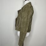 BLANK NYC  sl8 olive suede moto jacket Photo 1