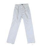 Abercrombie & Fitch  Ultra High Rise Straight Off White Belted Denim Jeans 8 29 Photo 1