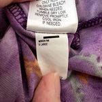 Elle  Purple Patterned Ruffle Maxi Dress Photo 7