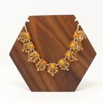 Charter Club  Gold-Tone Pave & Stone Cluster Statement Necklace 17" Photo 1