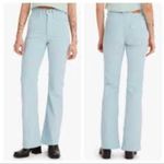 Levi's Ribcage Bootcut Corduroy Pants Women 26 x 33 Blue Slim High Rise Photo 1