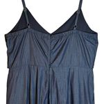 Lulus Dorado Wide Leg Tie Front Jumpsuit Denim Chambray Size XL JS16136COA Photo 10