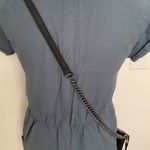 Rebecca Minkoff Crossbody Bag 'Avery' w/ Chain-Link/ Leather Strap Black Suede Photo 7