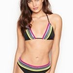 Trina Turk BLACK Zebra Textured Hipster Bikini Swim Bottom NWT Size 6 Photo 4