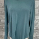 Glyder  electric Open-Back Long Sleeve Tee in Lagoon Photo 0