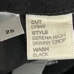 Reformation  Serena High Skinny Crop Organic Cotton Tencel Jeans Black Women’s 25 Photo 7