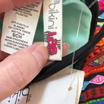 The Bikini Lab 🌞NWT multicolored tribal triangle top A60 Photo 7