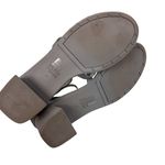 Eileen Fisher Noni Silver Metallic Strappy Block Heel Leather Sandals Size 8.5 Photo 9