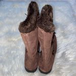 Isotoner  Brown Faux Fur Brown Winter Snow Boots Photo 2