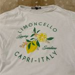 One Clothing limoncello capri, Italy white tshirt women’s size small Photo 4