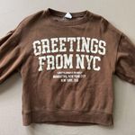 ZARA  NYC Graphic Sweatshirt Photo 1