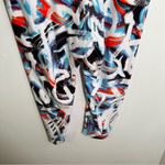 No Boundaries  Super Soft Capri Legging White Neon Geometric XXL 19 Photo 7