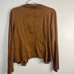 Bagatelle Faux-suede Drape Front jacket size medium Photo 6