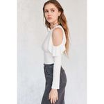 Urban Outfitters NWT  Ruffle Cold Shoulder Top Photo 1