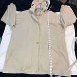 London Fog Hooded Lightweight Zip Up Jacket Beige Casual Outdoor Coat Photo 2