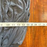 Elan  off the shoulder grey cropped wide leg boho jumpsuit romper size medium Photo 14