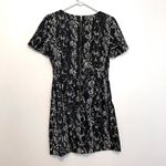 French Connection  Black White Diamond Geometric Snake Snakeskin ish Sheath Dress Photo 9