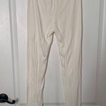 Naked Wardrobe Womens Ankle Leggings High Waist Pull On Stretch White Size Large Photo 6