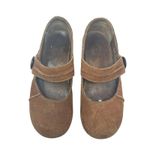 Dansko  Marcelle Mary‎ Jane Clog Shoes Suede Tan Brown Size 40 US 9.5 10 Photo 1