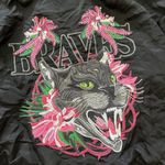 Diesel NWT  Embroidery Reversible Bomber Jacket Reversible Zip Up Women's Size L Photo 8