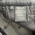 Hudson Jeans The Stevie Midrise Lace Up Skinny Jeans in Vacancy Gray Size US 27 Photo 10