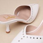 Lulus  Studded White Heels Photo 2