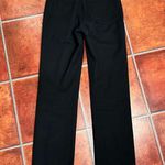 St. John Black Straight Leg Classic Dress Pants w/ Gold Accents Size 0 Photo 6
